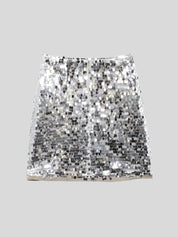 FEM Silver Sequin Vest
