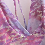 DIAN Floral Strapless Dress