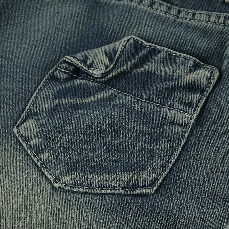 YOM Wide-Leg Low Jeans