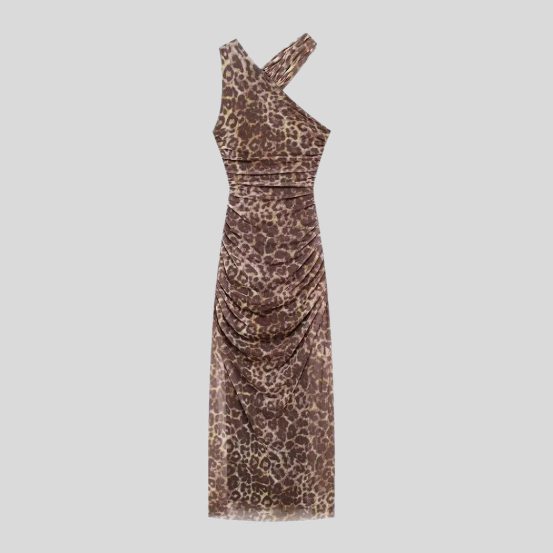 ROM Leopard Bodycon Dress