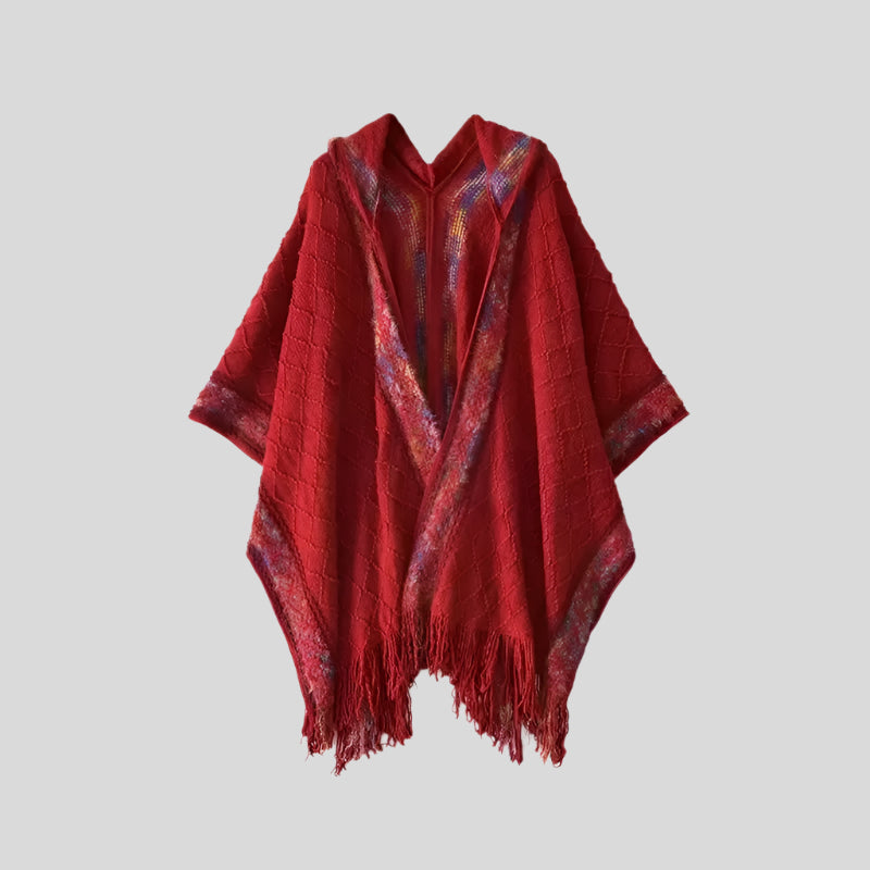 Rainbow Colorful Poncho