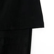 FI Black Flare Pants with Mini Skirt