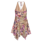 DIAN Floral Strapless Dress
