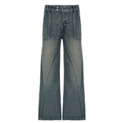 YOM Wide-Leg Low Jeans