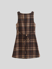 YY Plaid Mini Dress
