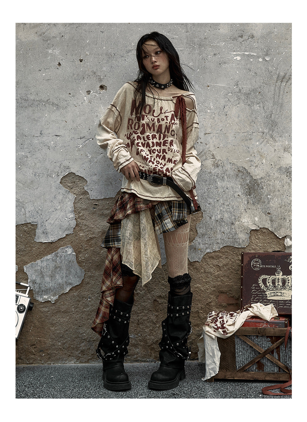 PO Vintage Tiered Skirt