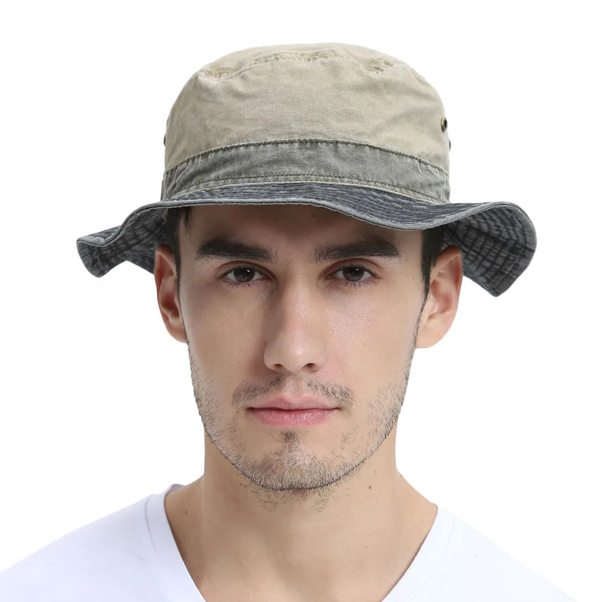 Washed Cotton Bucket Hat