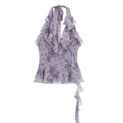 YON Purple Halter Tank