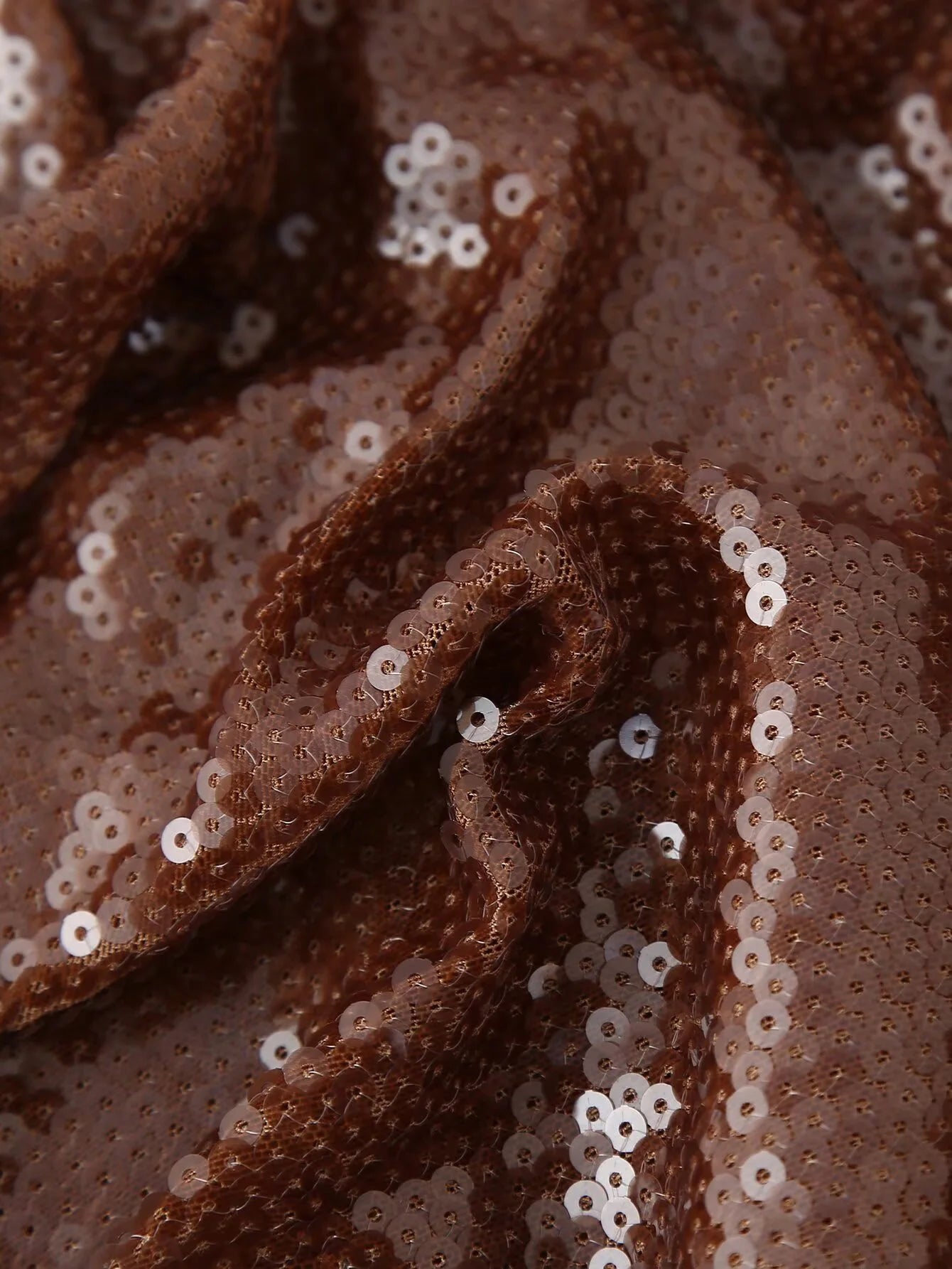 KEND Brown Sequin Evening Dress