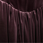 U Burgundy Velvet Mini Dress