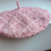 The Belle Hat – Pink Saucer Beret