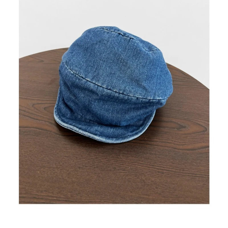 Denim Octagonal Painter Cap