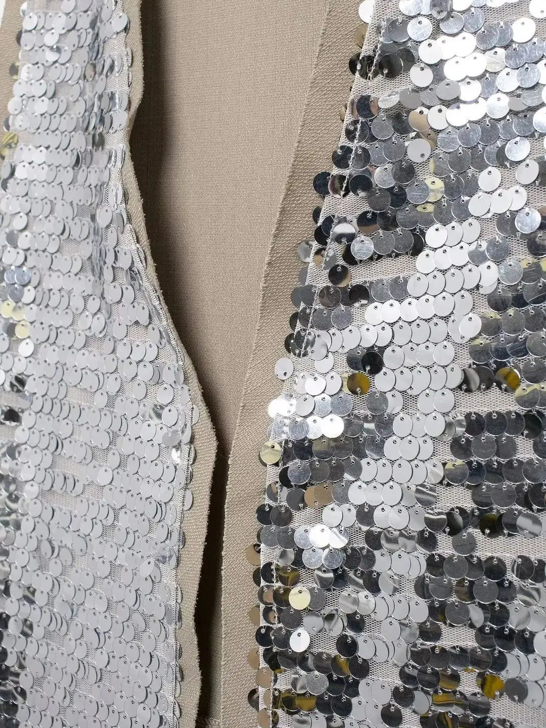 FEM Silver Sequin Vest