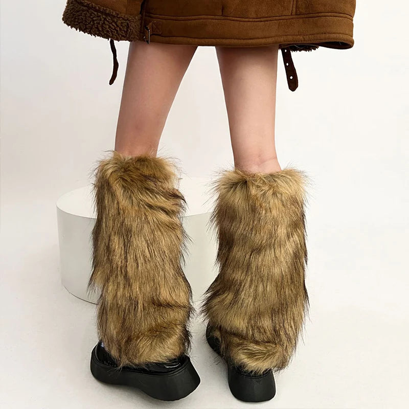 FUNK Fur Leg Warmers
