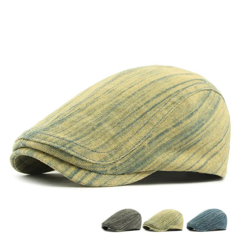 The Theo Hat – Striped Cotton Cap