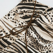 חצאית מדי מנומרת וינטג' דגם J