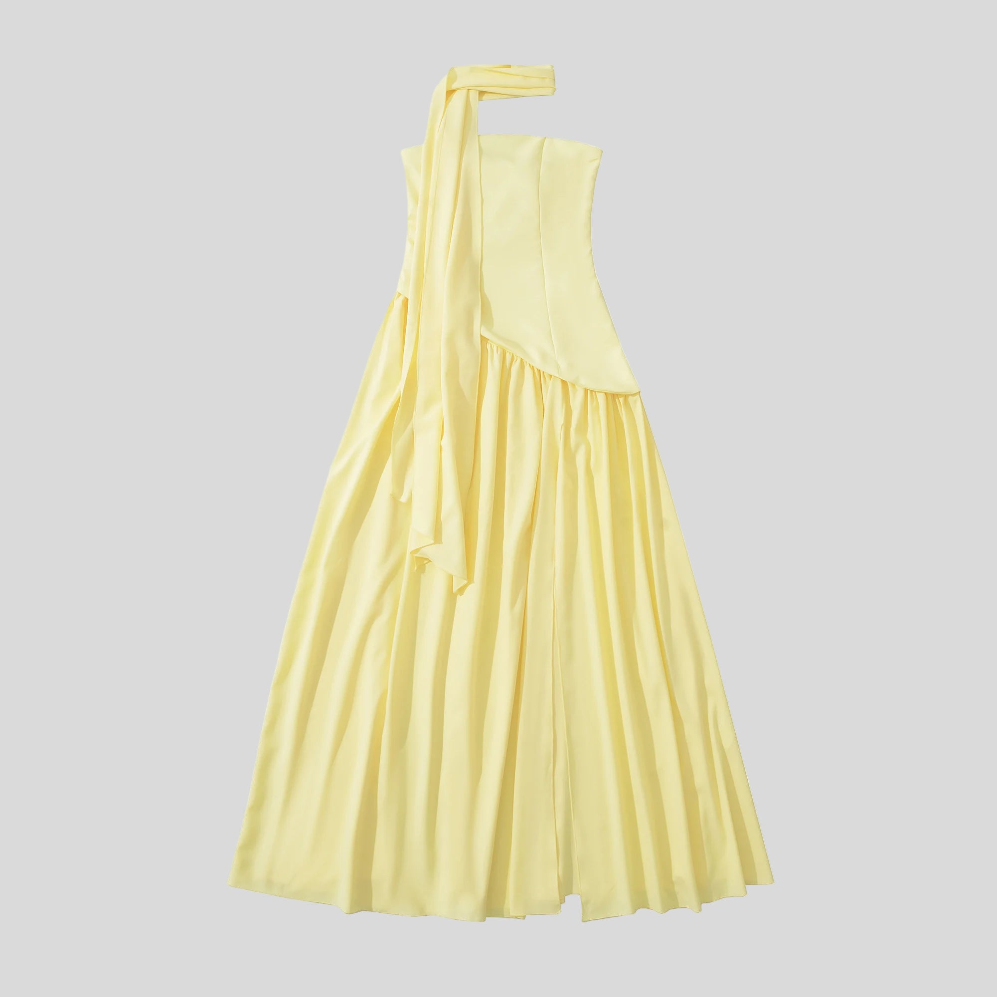 Yulia - Strapless dress with a neckband