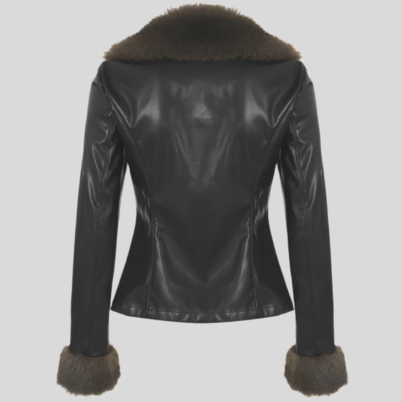 ERR Fur-Trim Jacket