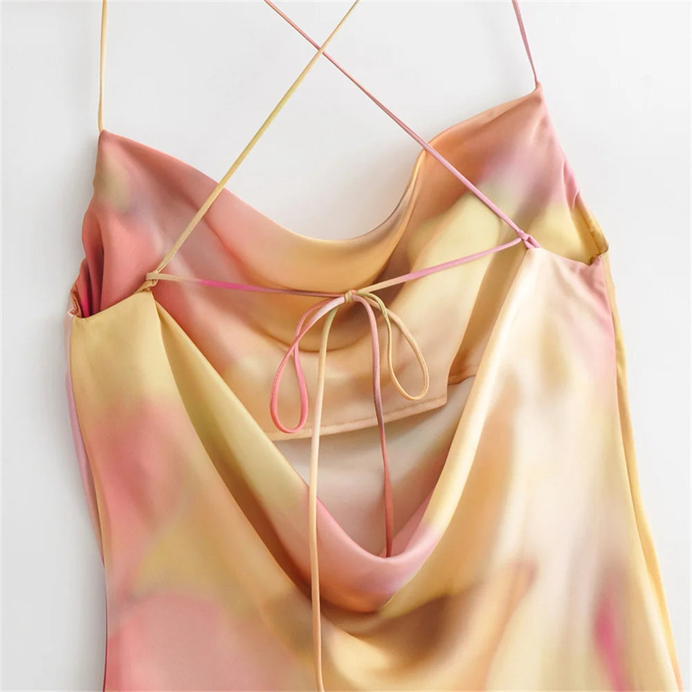 YE Yellow Boho Dress