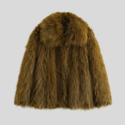 TIP Brown Fur Coat