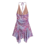 DIAN Floral Strapless Dress