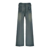 YOM Wide-Leg Low Jeans