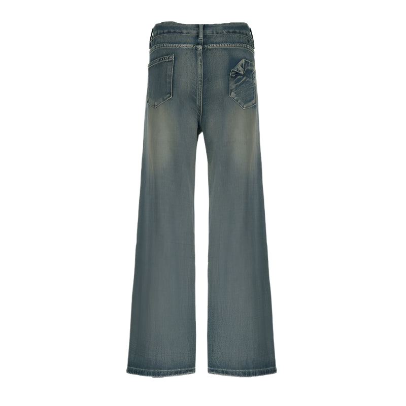 YOM Wide-Leg Low Jeans