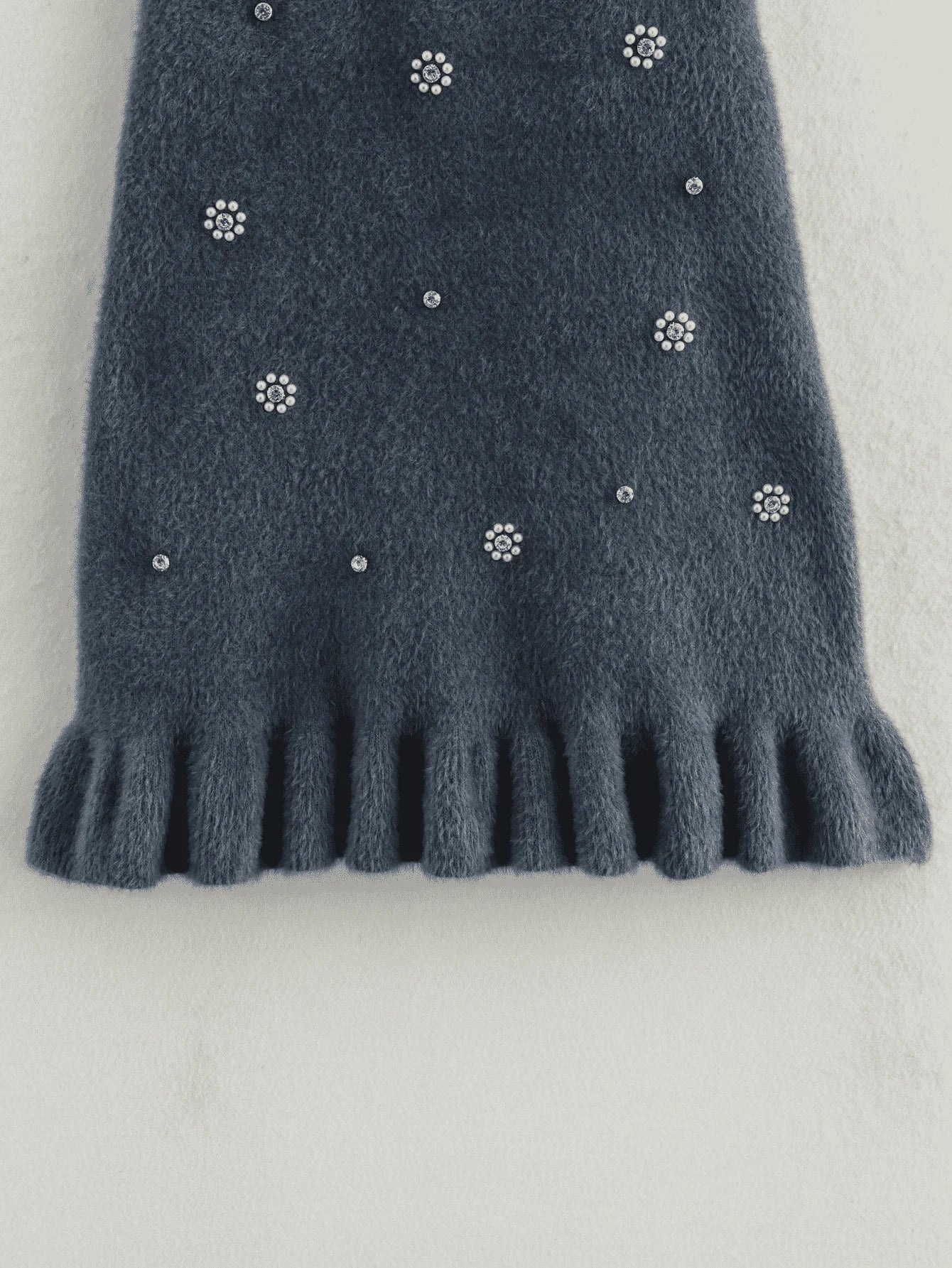 FIFI Denim Halter Mini Dress