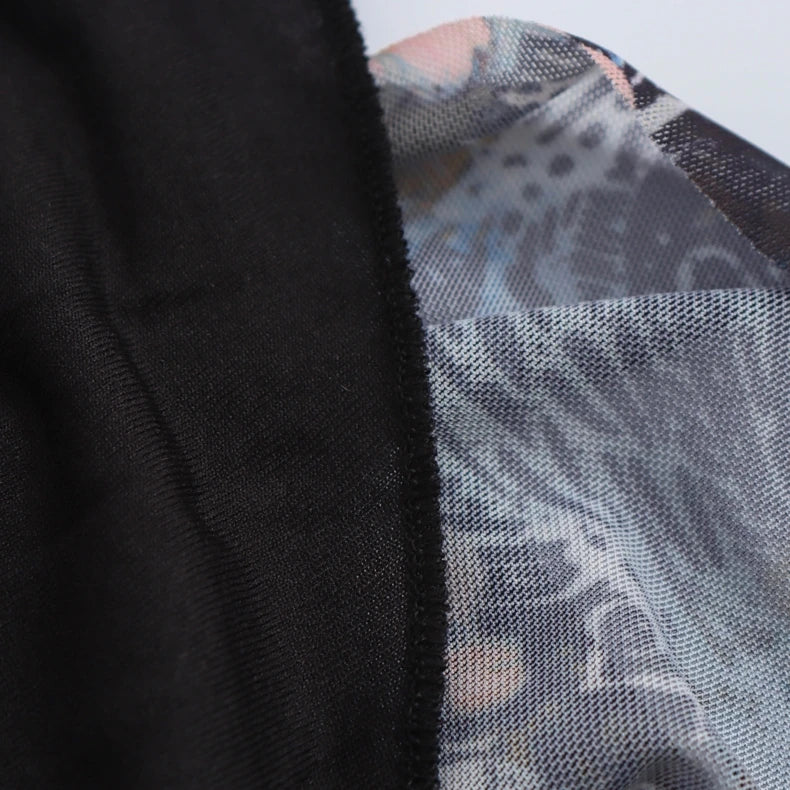 JIM One-Sleeve Tiered Dress