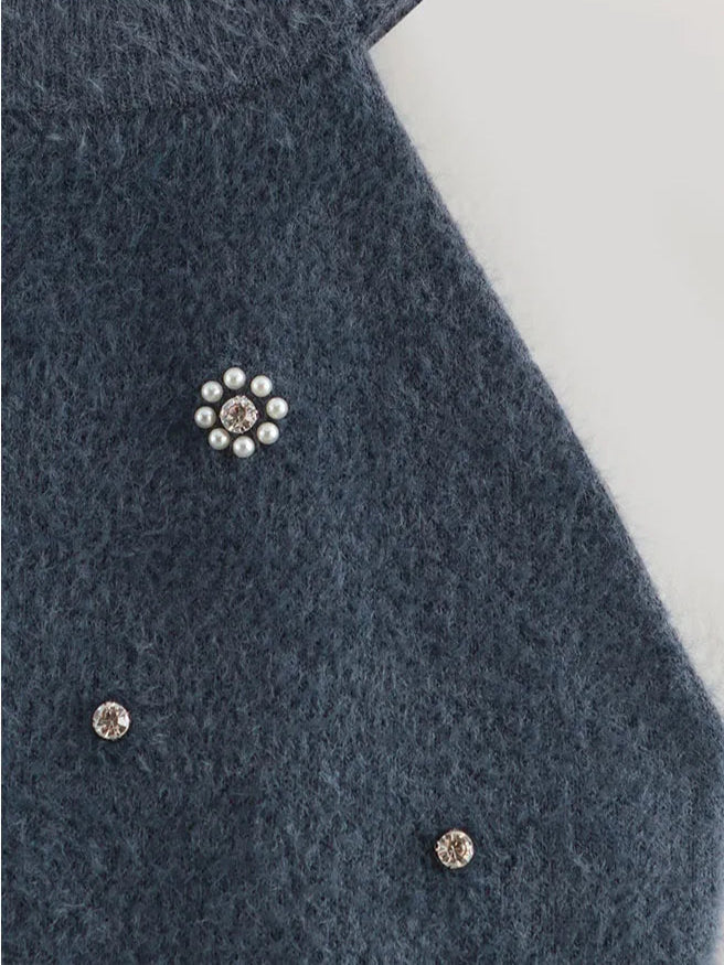 FIFI Denim Halter Mini Dress