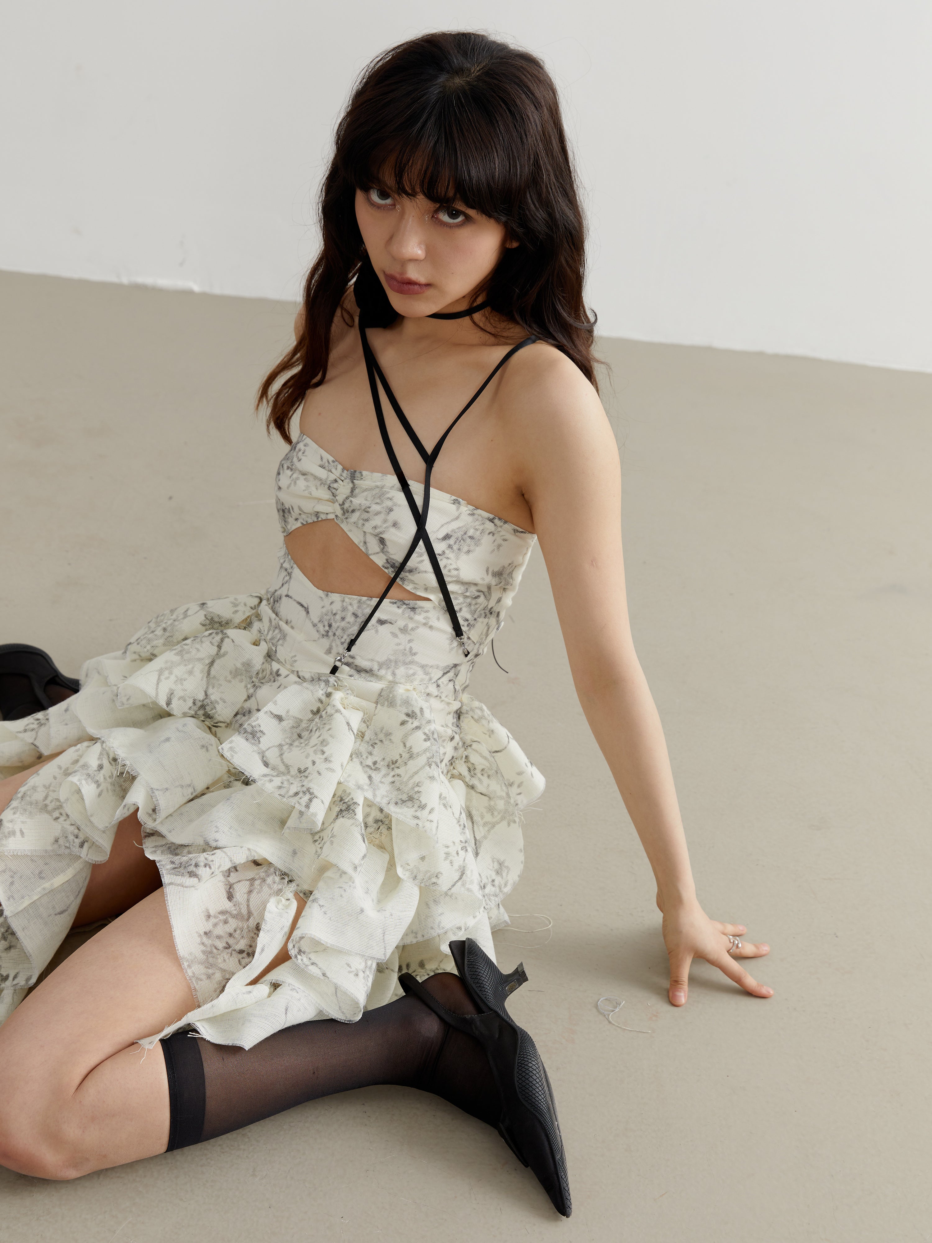 Rock Princess Layered White Dress