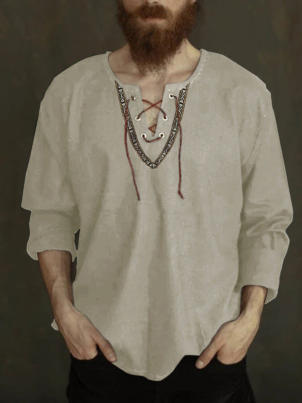 Rustic Tie Blouse