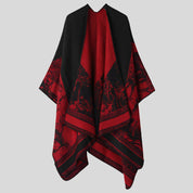 Textured Warm Poncho