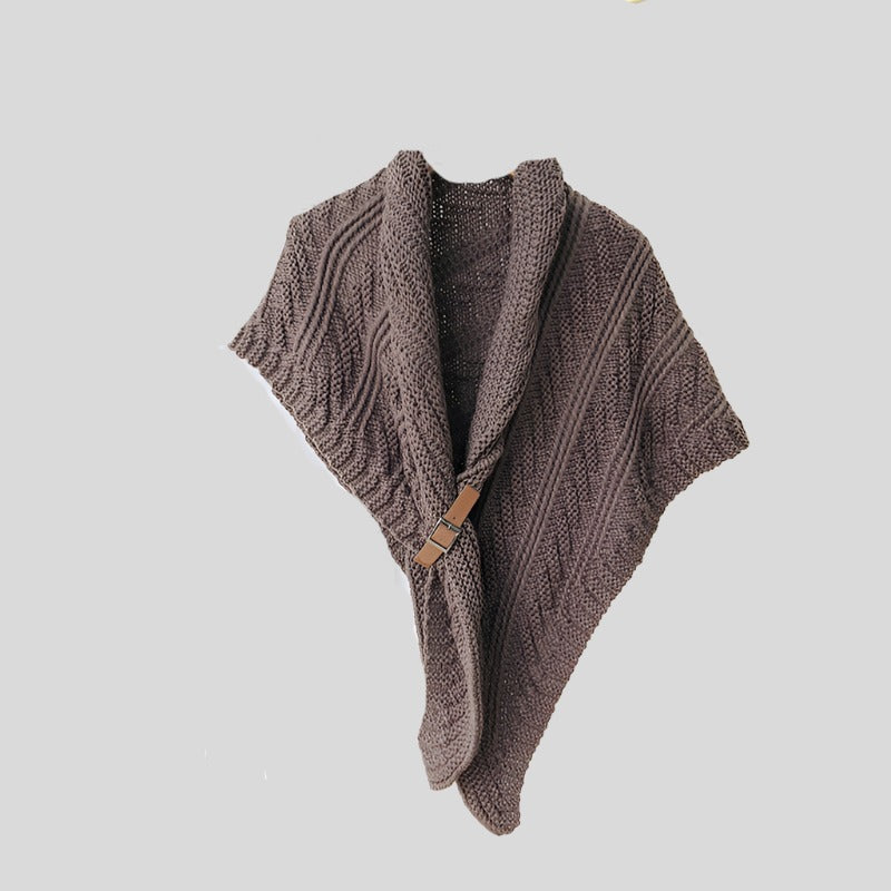VIV Belted Warming Poncho