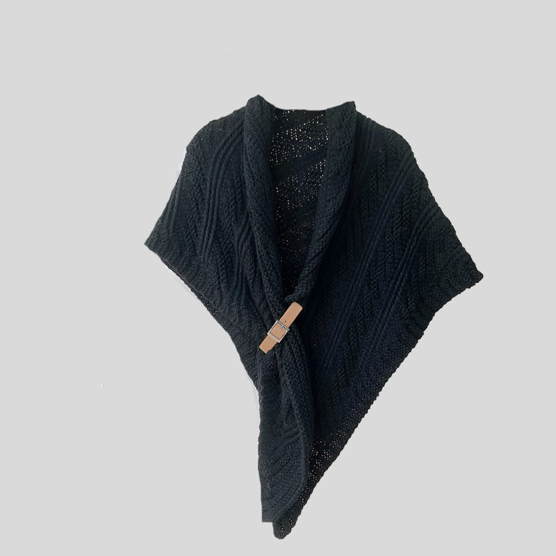 VIV Belted Warming Poncho