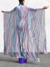 Rave Disco Set Women, Psychedelic Woman Clothing, Women Rave Set, Festival Clothing, Woman Outfit, Festival Outfit, Rave Kimono Set Woman