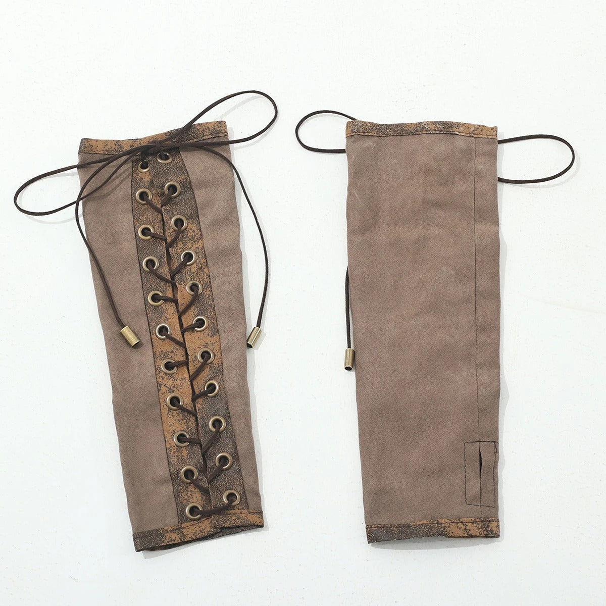 Hand-tied gloves