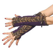 Hand-tied gloves