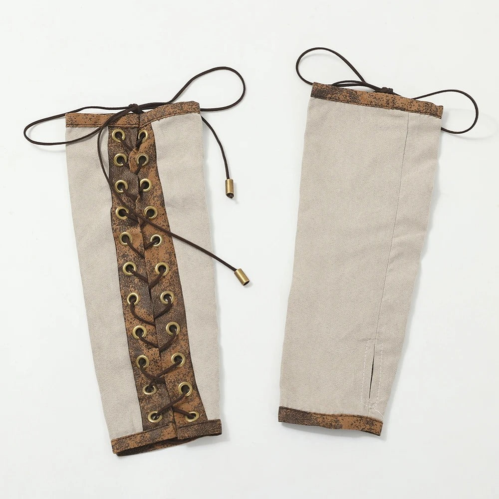 Hand-tied gloves