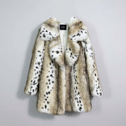 J Leopard Fur Jacket