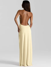 Shaniqa Maxi dress with open back