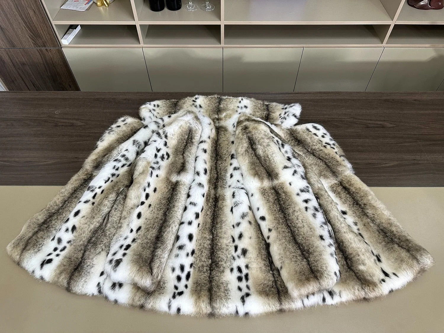 J Leopard Fur Jacket