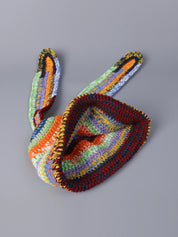 Knitted rabbit hat