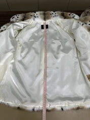 J Leopard Fur Jacket