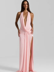 Shaniqa Maxi dress with open back
