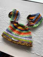 Knitted rabbit hat