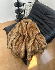 TIP Brown Fur Coat