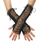 Hand-tied gloves