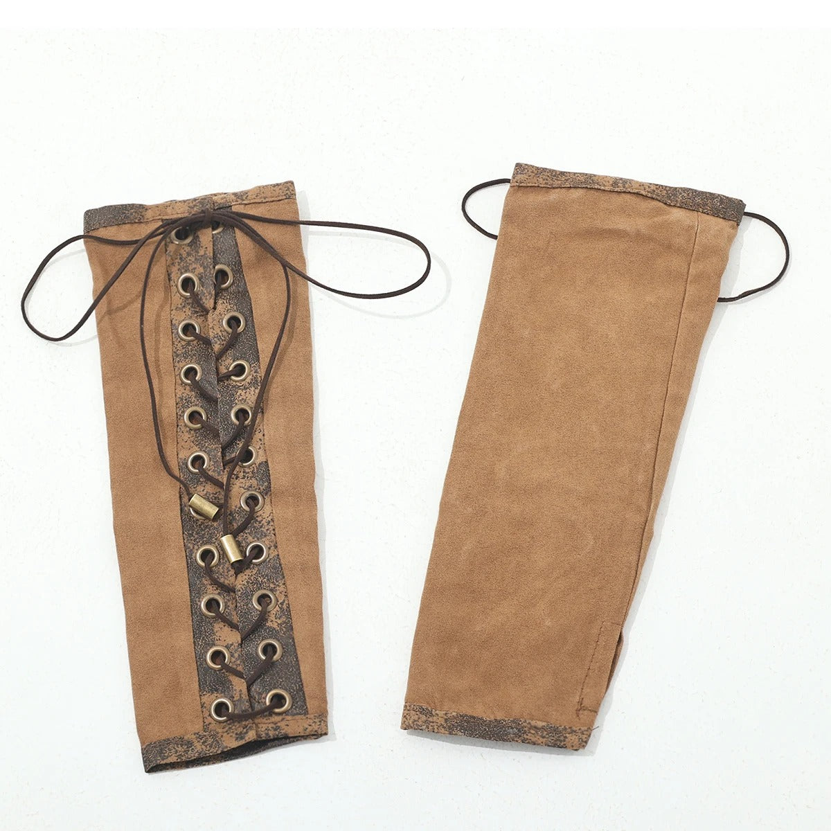 Hand-tied gloves