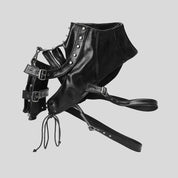 Black leather strap